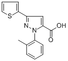5-THIOPHEN-2-YL-2-O-TOLYL-2H-PYRAZOLE-3-CARBOXYLICACID CAS#: 618382-85-7