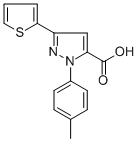 5-THIOPHEN-2-YL-2-P-TOLYL-2H-PYRAZOLE-3-CARBOXYLICACID CAS#: 618382-78-8