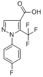 5-(TRIFLUOROMETHYL)-1-(4-FLUOROPHENYL)-1H-PYRAZOLE-4-CARBOXYLIC ACID CAS#: 618070-62-5