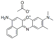 5-amino-9-(dimethylamino)-10-methylbenzo[a]phenoxazin-7-ium acetate CAS#: 62332-09-6