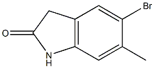 5-broMo-6-Methylindolin-2-one CAS#: 557093-46-6