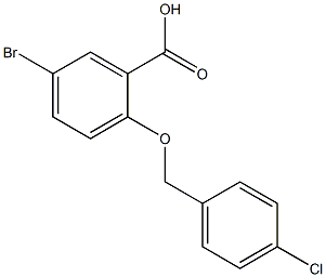 5-bromo-2-[(4-chlorobenzyl)oxy]benzoic acid CAS#: 62176-36-7