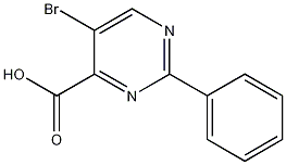 5-bromo-2-phenylpyrimidine-4-carboxylic acid CAS#: 179260-95-8