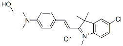 5-chloro-2-[2-[4-[(2-hydroxyethyl)methylamino]phenyl]vinyl]-1,3,3-trimethyl-3H-indolium chloride CAS#: 68134-36-1