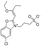 5-chloro-2-(2-ethoxybut-1-enyl)-3-(3-sulphonatopropyl)benzoxazolium CAS#: 63148-89-0