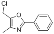 5-(chloromethyl)-4-methyl-2-phenyl-1,3-oxazole CAS#: 625106-10-7