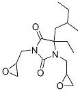 5-ethyl-5-(2-methylbutyl)-1,3-bis(oxiranylmethyl)imidazolidine-2,4-dione CAS#: 68444-05-3