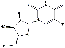 5-fluoro-1-(2'-fluoro-2'-deoxyribofuranosyl)uracil CAS#: 72-84-4