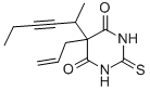 5-hex-3-yn-2-yl-5-prop-2-enyl-2-sulfanylidene-1,3-diazinane-4,6-dione CAS#: 7651-40-3