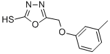 5-m-Tolyloxymethyl-[1,3,4]oxadiazole-2-thiol CAS#: 66178-72-1