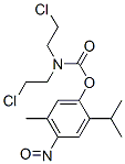 (5-methyl-4-nitroso-2-propan-2-yl-phenyl) N,N-bis(2-chloroethyl)carbam ate CAS#: 6333-64-8