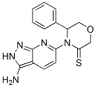 5-phenyl-3-thiomorpholin-4-yl-2,8,9-triazabicyclo[4.3.0]nona-2,4,6,9-t etraen-7-amine CAS#: 66663-63-6
