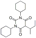 5-sec-Butyl-1,3-dicyclohexyl-2,4,6(1H,3H,5H)-pyrimidinetrione CAS#: 745-31-3