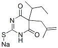 5-sec-Butyl-5-(2-methyl-2-propenyl)-2-sodiothio-4,6(1H,5H)-pyrimidinedione CAS#: 67050-45-7