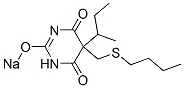 5-sec-Butyl-5-(butylthiomethyl)-2-sodiooxy-4,6(1H,5H)-pyrimidinedione CAS#: 67050-23-1