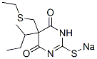 5-sec-Butyl-5-(ethylthiomethyl)-2-sodiothio-4,6(1H,5H)-pyrimidinedione CAS#: 67050-34-4