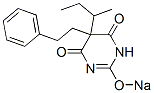 5-sec-Butyl-5-phenethyl-2-sodiooxy-4,6(1H,5H)-pyrimidinedione CAS#: 67050-56-0