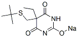 5-(tert-Butylthiomethyl)-5-ethyl-2-sodiooxy-4,6(1H,5H)-pyrimidinedione CAS#: 67050-73-1
