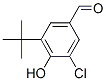 5-(tert-butyl)-3-chloro-4-hydroxybenzaldehyde CAS#: 65678-12-8