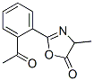 5(4H)-Oxazolone,  2-(2-acetylphenyl)-4-methyl- CAS#: 62100-37-2