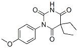 5,5-Diethyl-1-(p-methoxyphenyl)-2,4,6(1H,3H,5H)-pyrimidinetrione CAS#: 66940-92-9