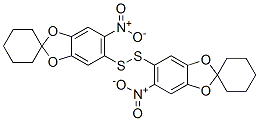 5,5'-dithiobis[6-nitrospiro[1,3-benzodioxole-2,1'-cyclohexane]] CAS#: 67874-25-3