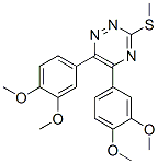 5,6-Bis(3,4-dimethoxyphenyl)-3-methylthio-1,2,4-triazine CAS#: 69482-98-0