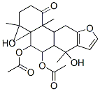 5,6-Diacetoxy-3,4,4a,5,6,6a,7,11,11a,11b-decahydro-4a,7-dihydroxy-4,4,7,11b-tetramethylphenanthro[3,2-b]furan-1(2H)-one CAS#: 7759-26-4