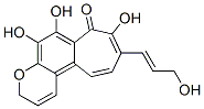 5,6,8-Trihydroxy-9-[(E)-3-hydroxy-1-propenyl]cyclohepta[f][1]benzopyran-7(3H)-one CAS#: 63521-58-4