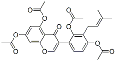 5,7-Bis(acetyloxy)-3-[2,4-bis(acetyloxy)-3-(3-methyl-2-butenyl)phenyl]-4H-1-benzopyran-4-one CAS#: 66056-27-7