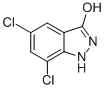 5,7-DICHLORO-3-HYDROXY 1H-INDAZOLE CAS#: 7364-30-9