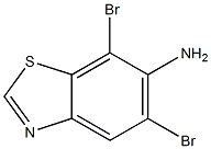5,7-DibroMobenzo[d]thiazol-6-aMine CAS#: 771-86-8