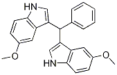 5-methoxy-3-((5-methoxy-1H-indol-3-yl)(phenyl)methyl)-1H-indole CAS#: 588719-23-7