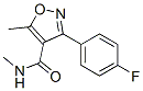 5,N-DIMETHYL-3-(4-FLUOROPHENYL)-4-ISOXAZOLECARBOXAMIDE) CAS#: 67764-99-2