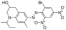 6-[(2-Bromo-4,6-dinitrophenyl)azo]-1,2,3,4-tetrahydro-7-methyl-1-(sec-butyl)-3-quinolinol CAS#: 6486-13-1