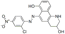 6-[(2-chloro-4-nitrophenyl)azo]-1,2,3,4-tetrahydrobenzo[h]quinoline-3,7-diol CAS#: 6054-53-1