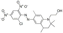 6-[(2-chloro-4,6-dinitrophenyl)azo]-3,4-dihydro-2,2,4,7-tetramethyl-2H-quinoline-1-ethanol CAS#: 63133-84-6