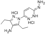 6-(4-Amino-3,5-diethyl-1H-pyrazol-1-yl)-3(2H)-pyridazinone hydrazone d ihydrochloride CAS#: 70589-23-0