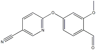 6-(4-ForMyl-3-Methoxyphenoxy)nicotinonitrile CAS#: 676495-33-3