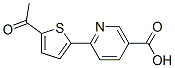 6-(5-Acetylthiophen-2-yl)-nicotinic acid CAS#: 649557-64-2