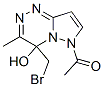 6-Acetyl-4-bromomethyl-4,6-dihydro-3-methylpyrazolo[5,1-c]-as-triazin-4-ol CAS#: 6730-55-8