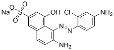 6-Amino-5-[(4-amino-2-chlorophenyl)azo]-4-hydroxy-2-naphthalenesulfonic acid sodium salt CAS#: 62134-44-5