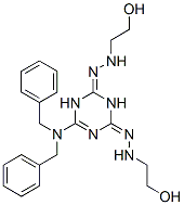 6-[Bis(phenylmethyl)amino]-1,3,5-triazine-2,4(1H,3H)-dione bis[(2-hydroxyethyl)hydrazone] CAS#: 60188-59-2