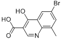 6-Bromo-4-hydroxy-8-methylquinoline-3-carboxylic acid CAS#: 67643-46-3