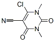 6-CHLORO-1,3-DIMETHYL-2,4-DIOXO-1,2,3,4-TETRAHYDROPYRIMIDINE-5-CARBONITRILE CAS#: 69337-31-1