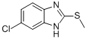 6-CHLORO-2-(METHYLTHIO)-1H-BENZO[D]IMIDAZOLE CAS#: 7692-57-1