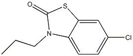 6-Chloro-3-propylbenzo[d]thiazol-2(3H)-one CAS#: 63754-99-4