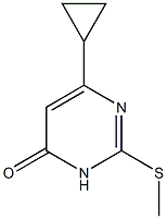 6-Cyclopropyl-2-(Methylthio)pyriMidin-4(3H)-one CAS#: 7043-06-3