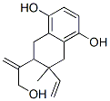 6-Ethenyl-5,6,7,8-tetrahydro-7-[1-(hydroxymethyl)ethenyl]-6-methyl-1,4-naphthalenediol CAS#: 63025-45-6