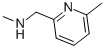 6-METHYL-2-PICOLYL-METHYLAMINE CAS#: 6971-57-9